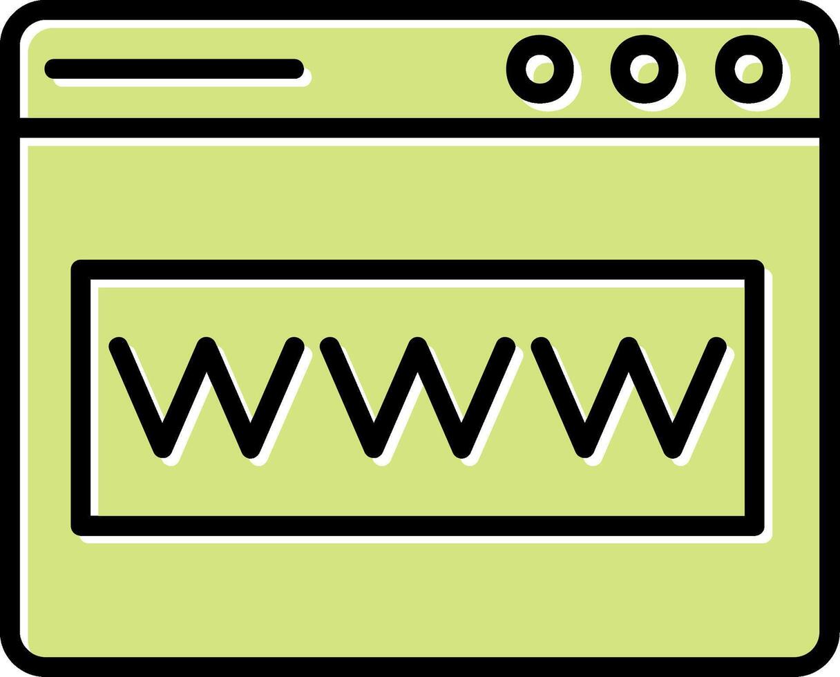 webb vektor ikon
