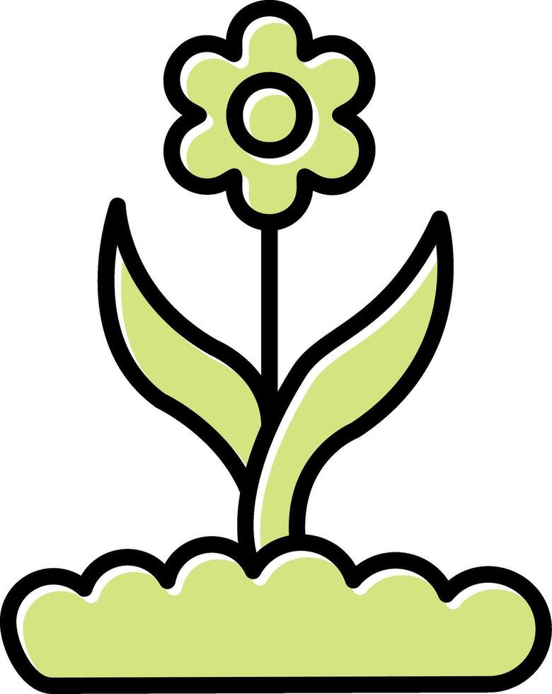 Blume Knospen Vektor Symbol