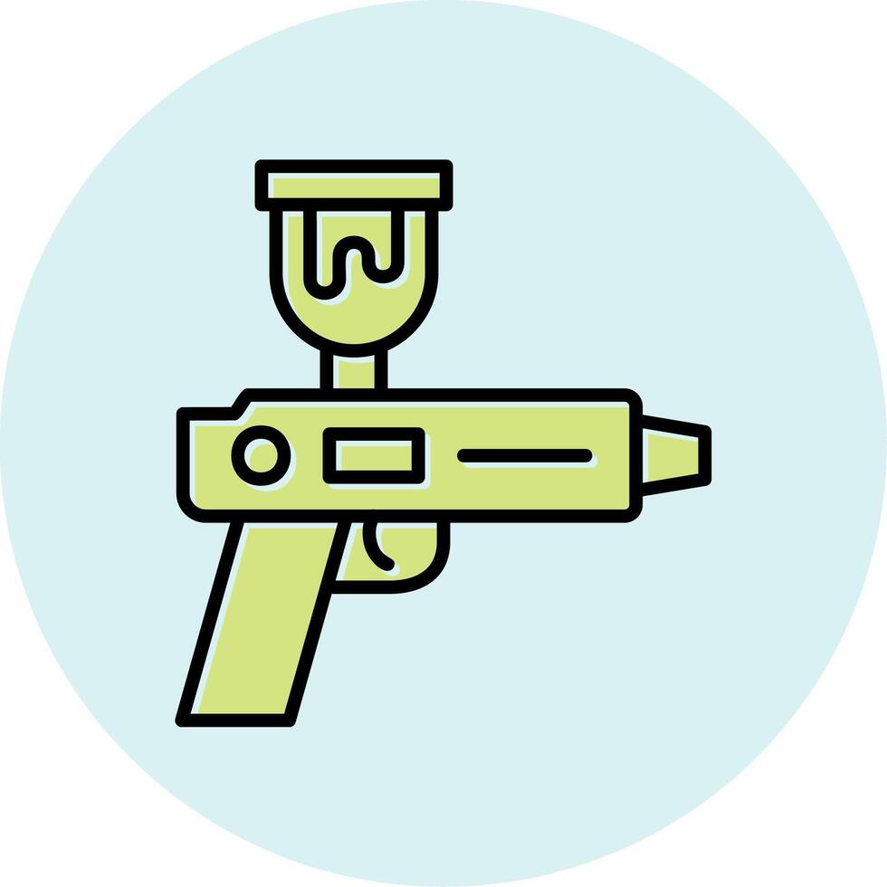 sprühen Gewehr Vektor Symbol