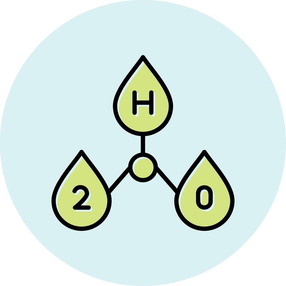 h2o-Vektorsymbol vektor