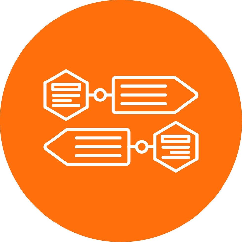 Infografik Elemente linear Kreis Mehrfarbig Design Symbol vektor