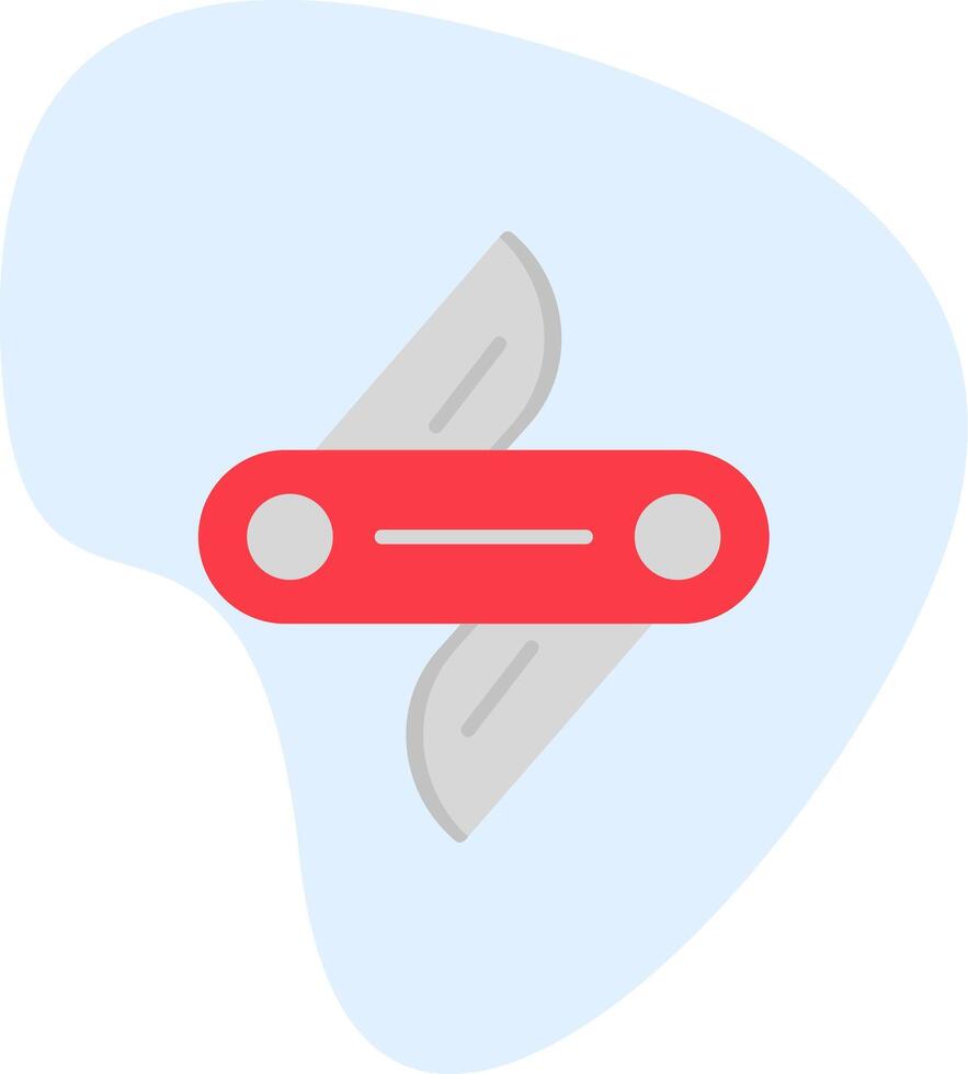 schweizerisch Messer Vektor Symbol