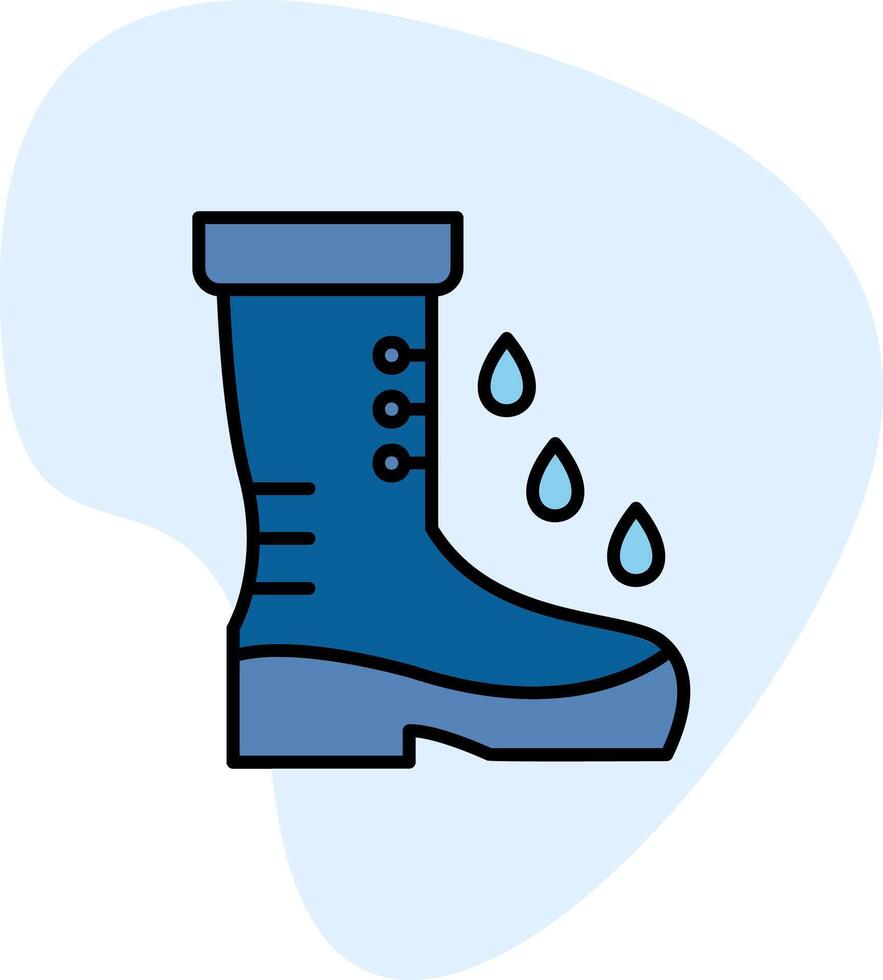 Regenstiefel Vektor Symbol