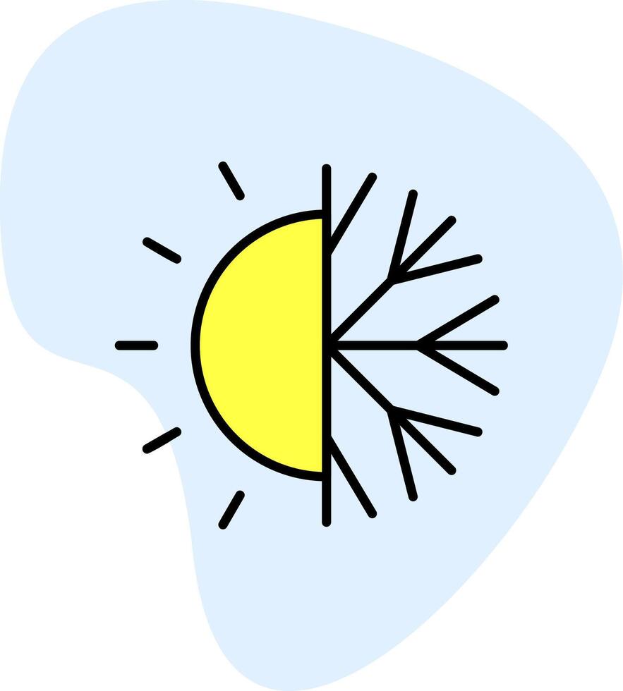 Wetter-Vektor-Symbol vektor