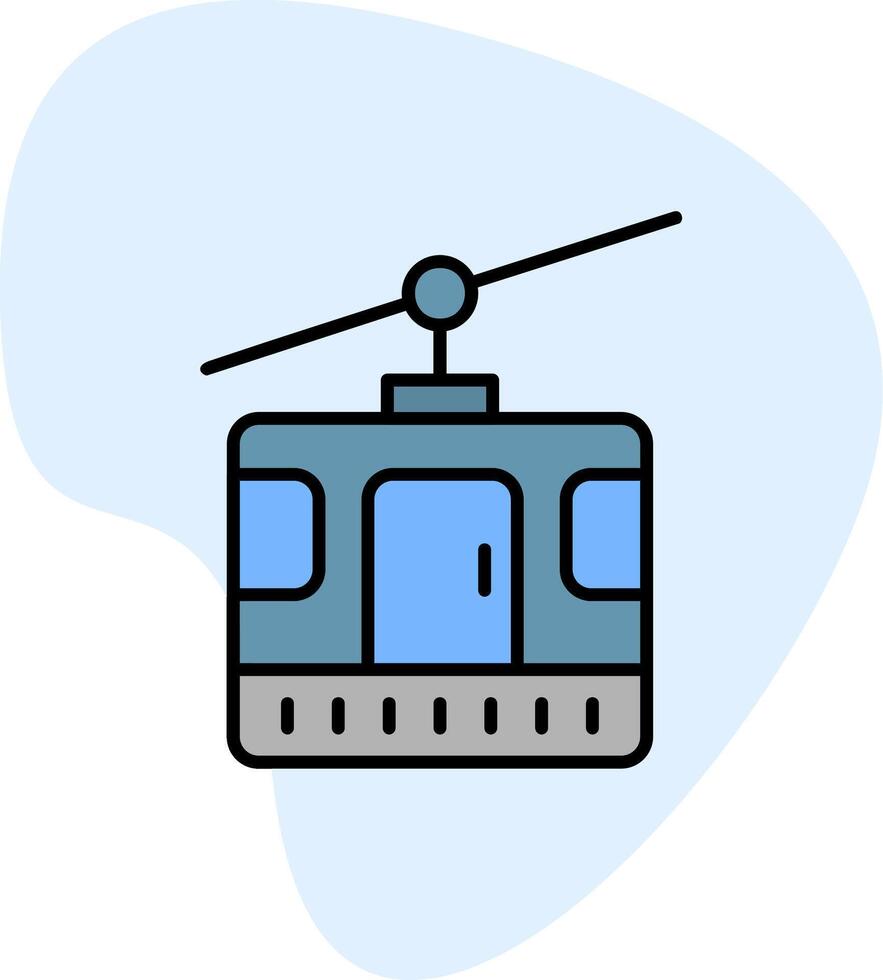 Symbol für den Vektor der Seilbahnkabine