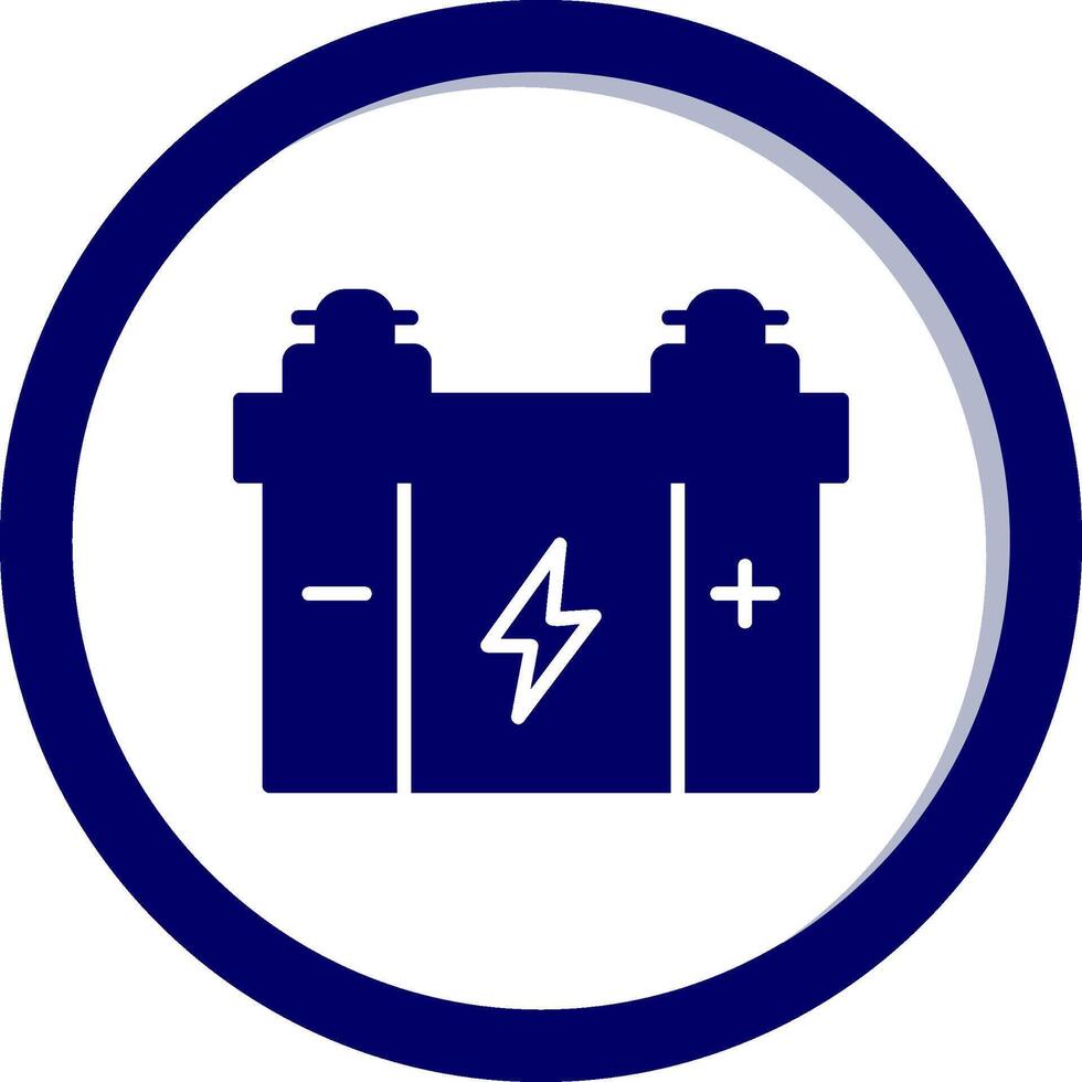 Autobatterie-Vektorsymbol vektor