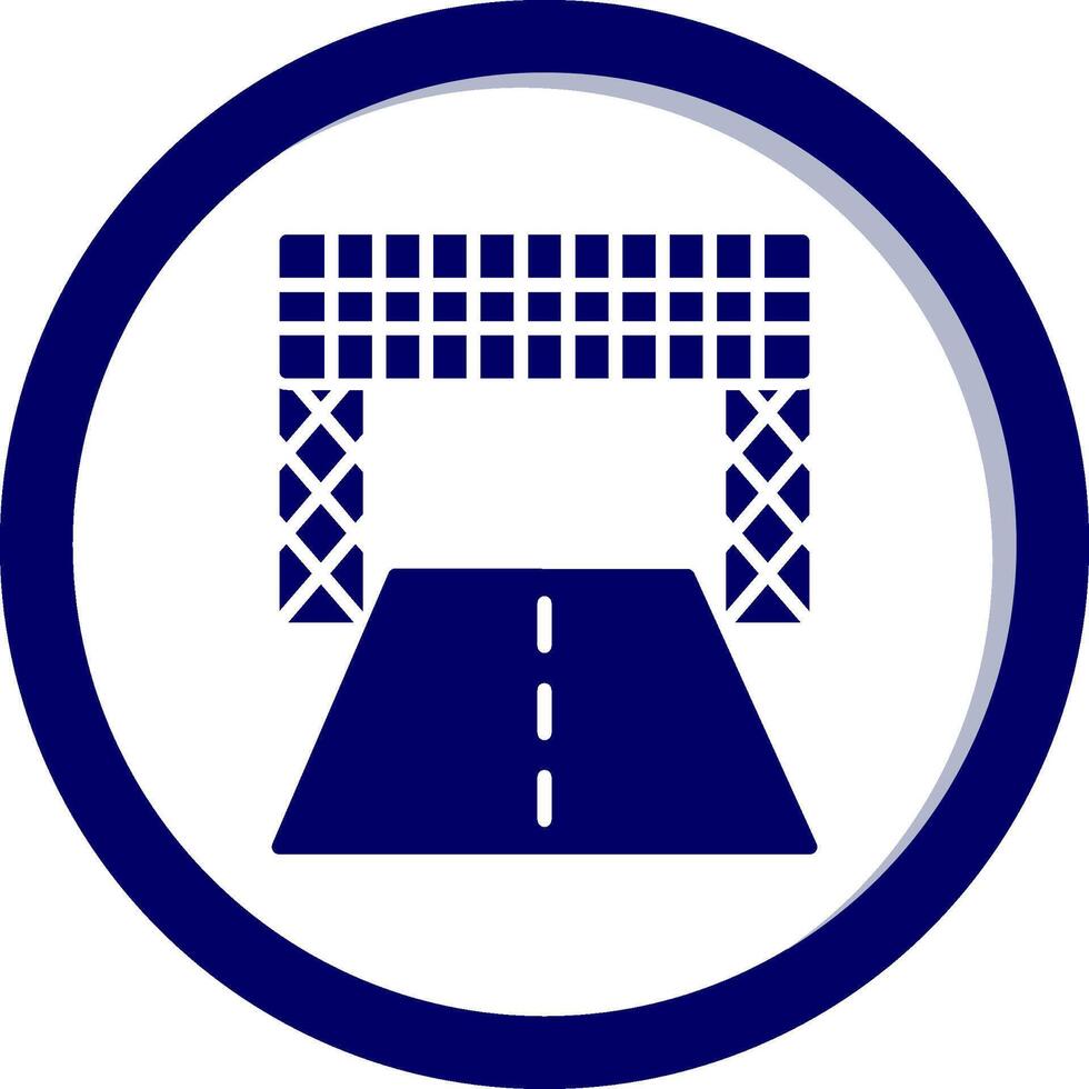 Rennstrecke Vektor Symbol