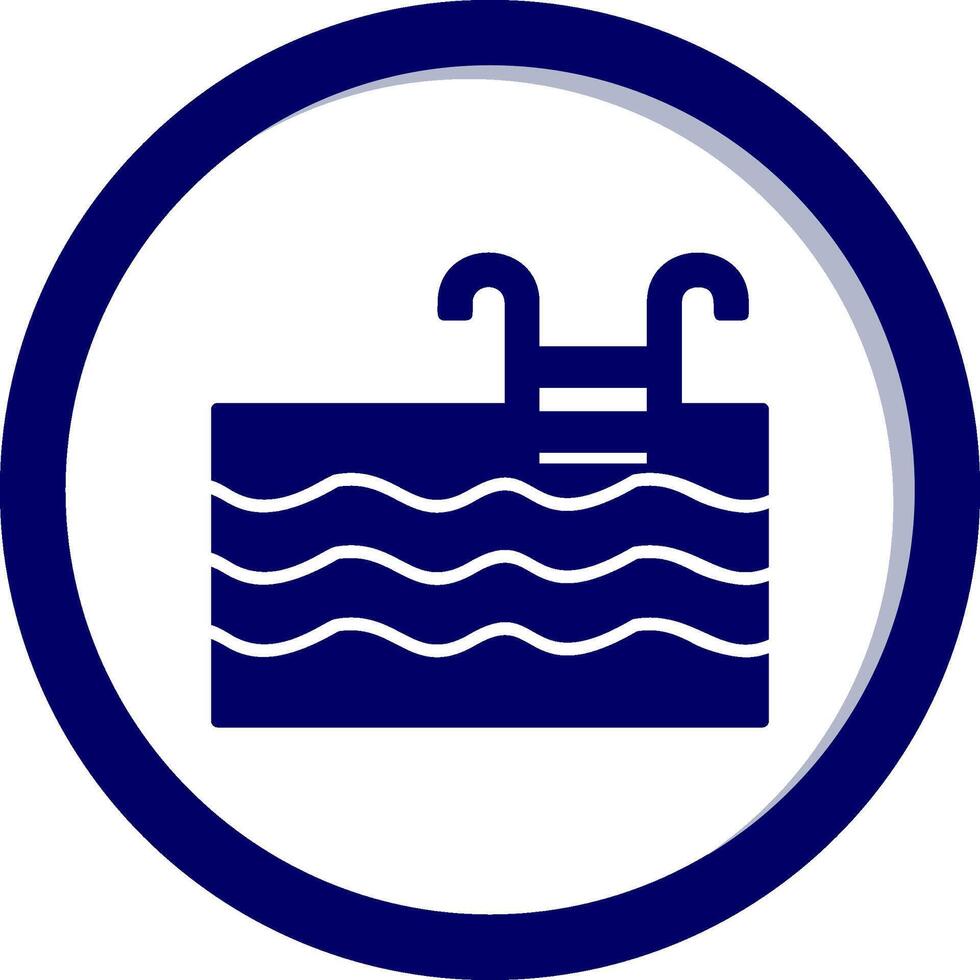 Schwimmbad-Vektor-Symbol vektor