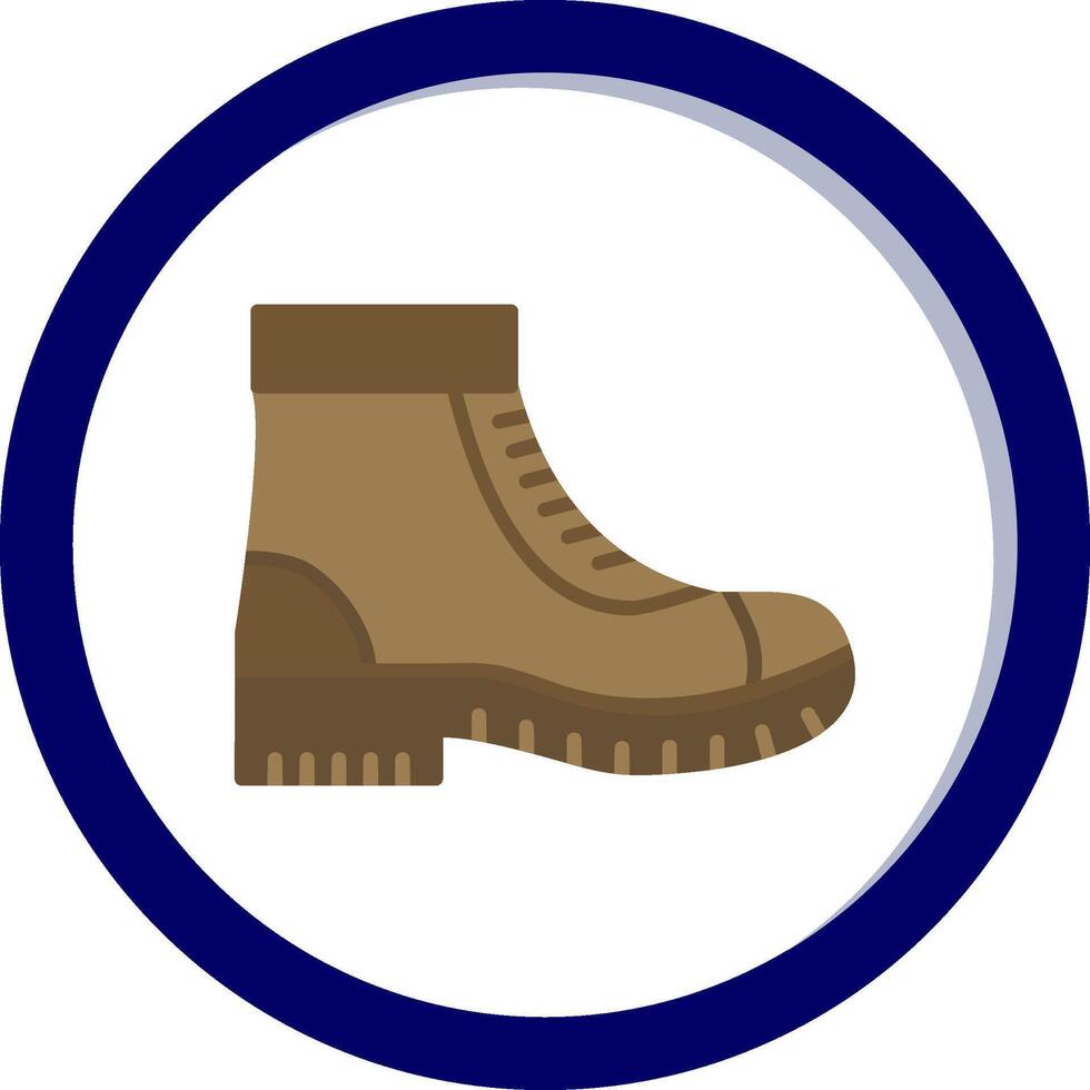 Militär- Stiefel Vektor Symbol