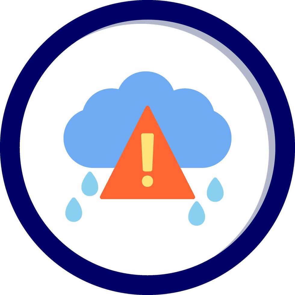 Wetter warnen Vektor Symbol