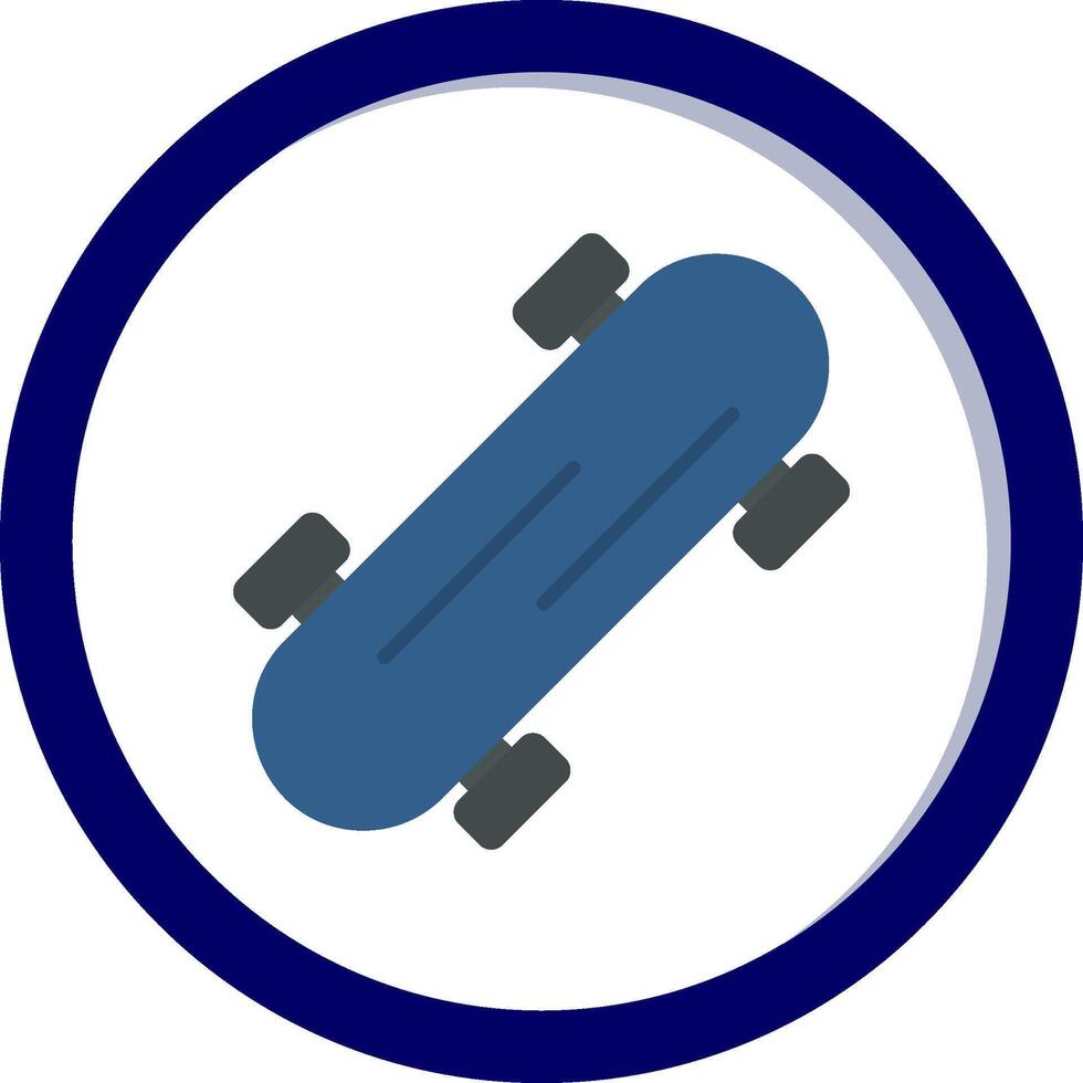 Skateboard-Vektor-Symbol vektor