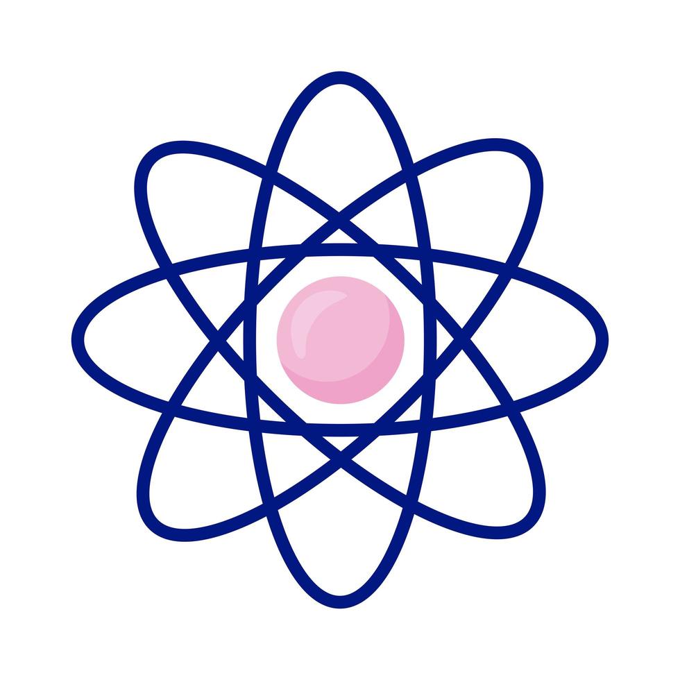 Wissenschaft Atomsymbol vektor