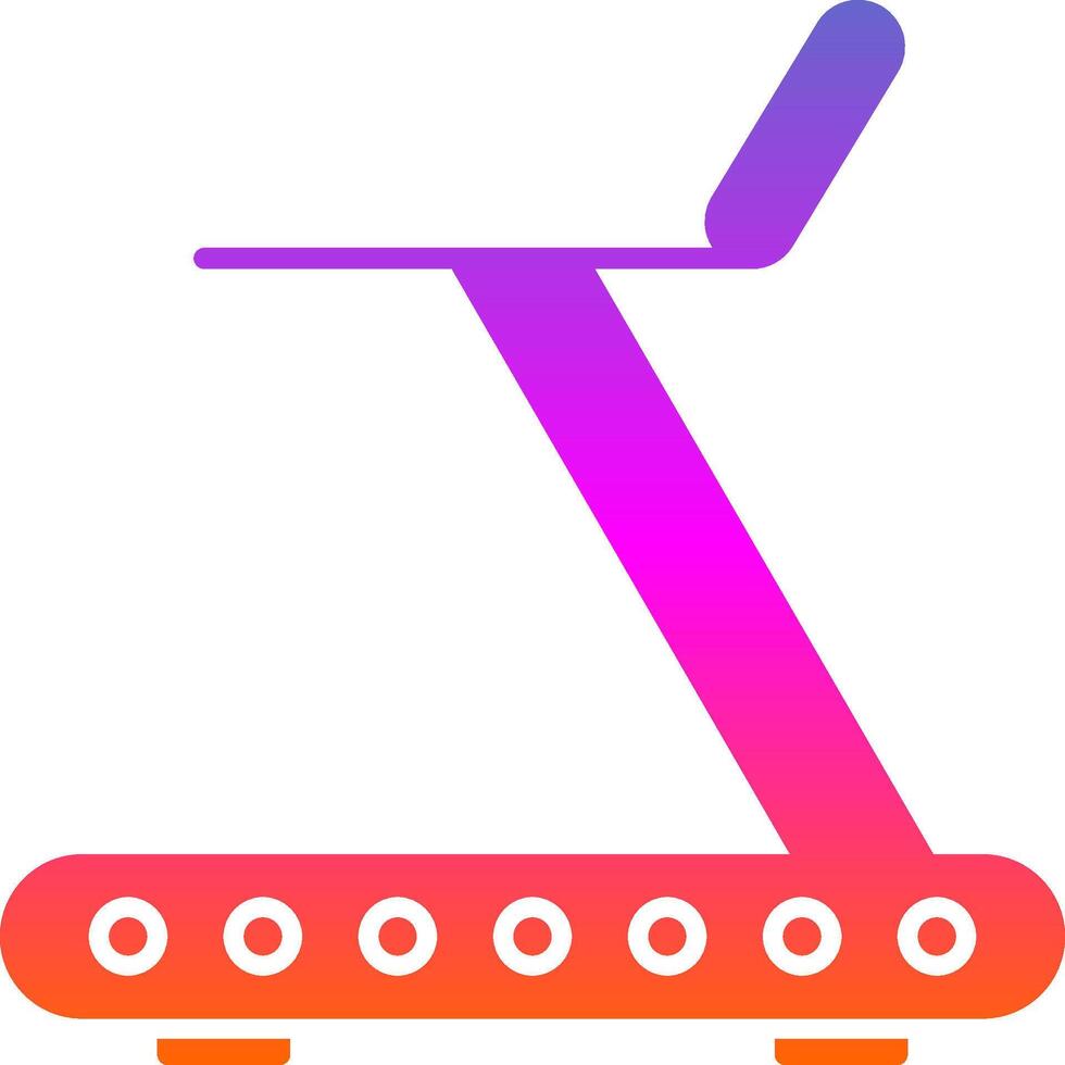 Laufband Glyphe Gradient Symbol vektor
