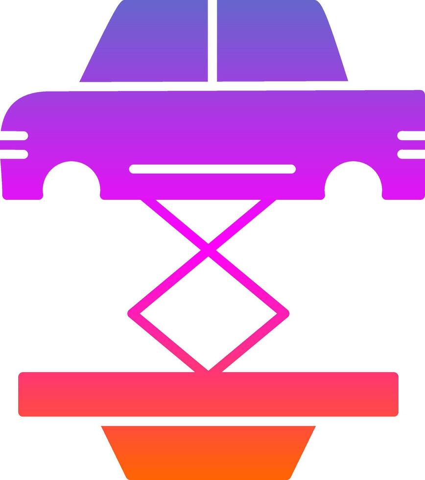 Auto Reparatur Glyphe Gradient Symbol vektor