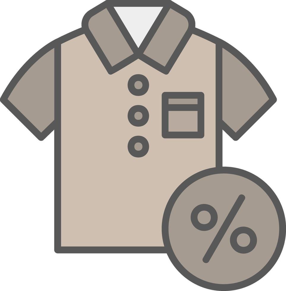 ermäßigt T-Shirt Vektor Symbol