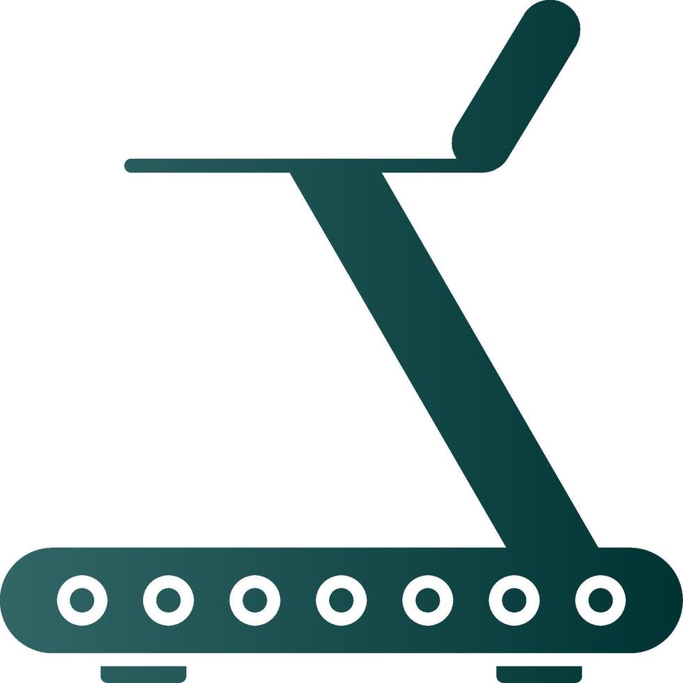Laufband Glyphe Gradient Symbol vektor