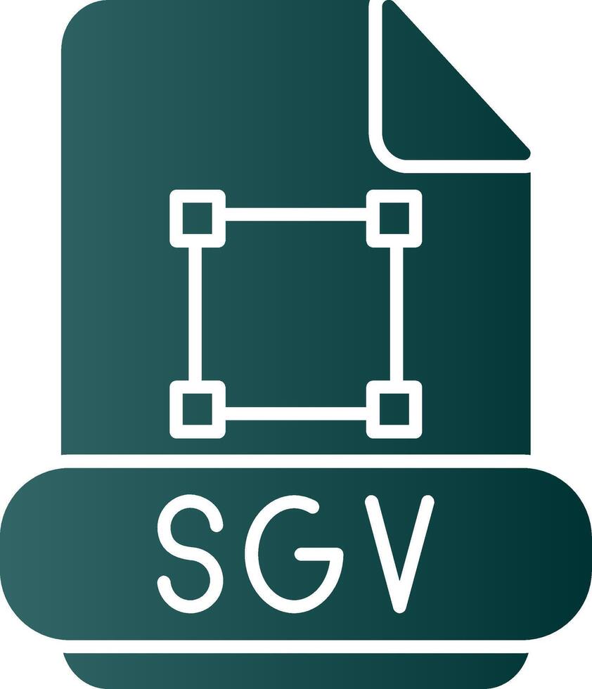 svg glyf lutning ikon vektor