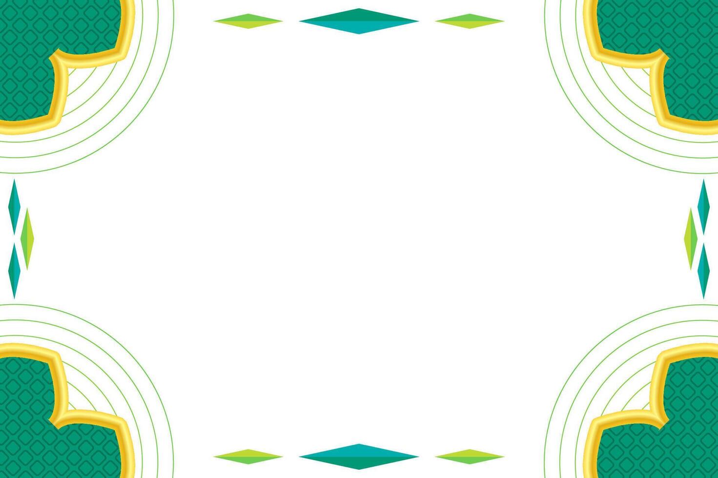 islamisch geometrisch Grafik Banner Hintergrund vektor