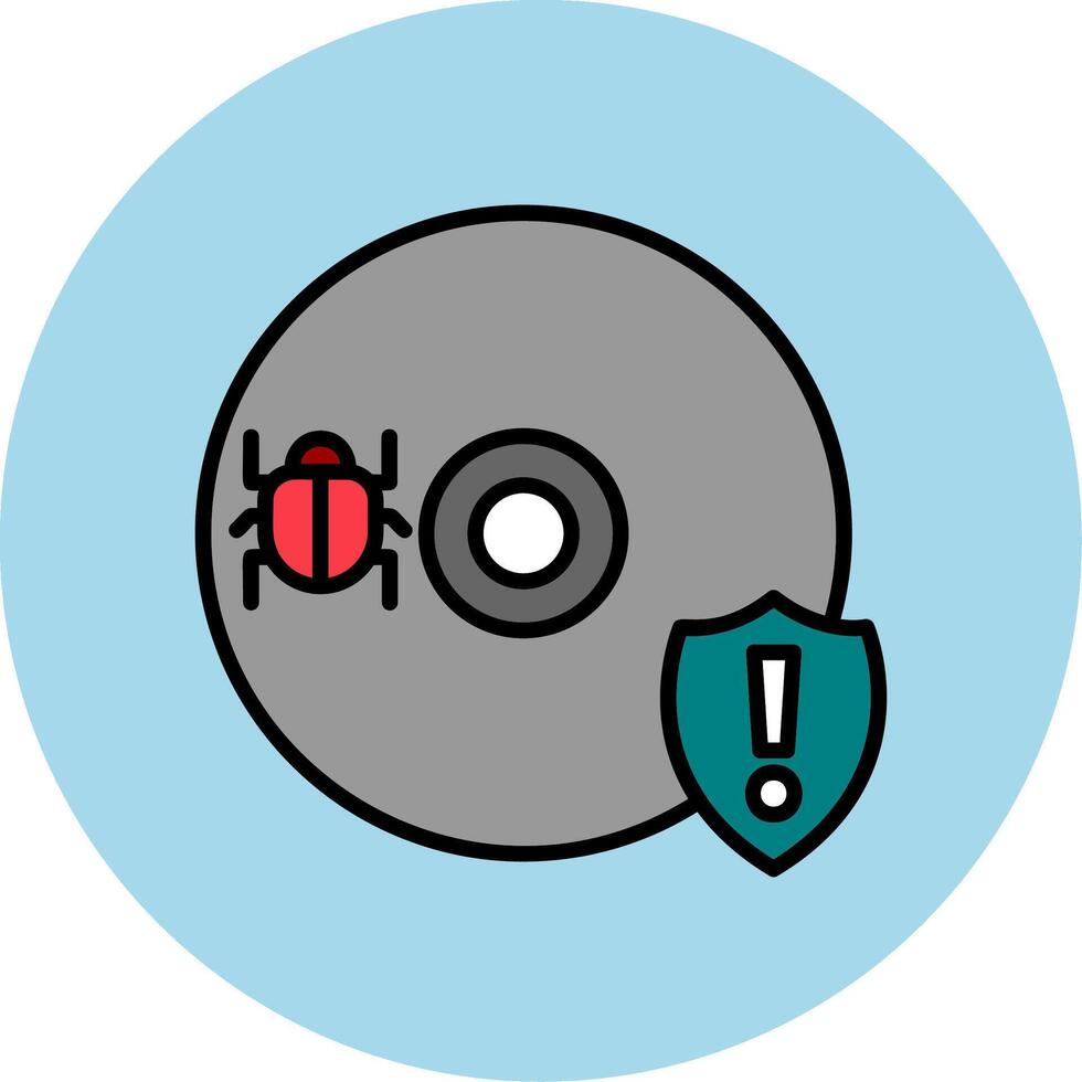 CD Virus Vektor Symbol