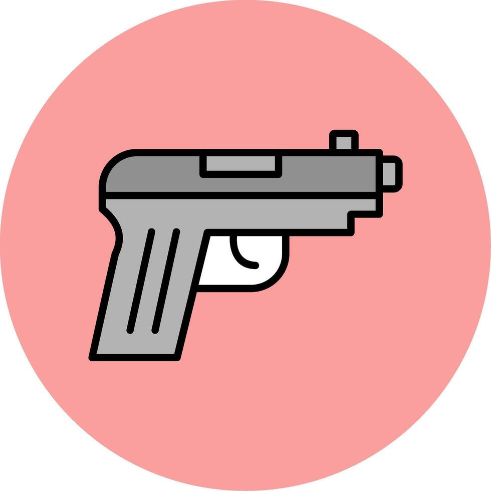 pistol pistol vektor ikon