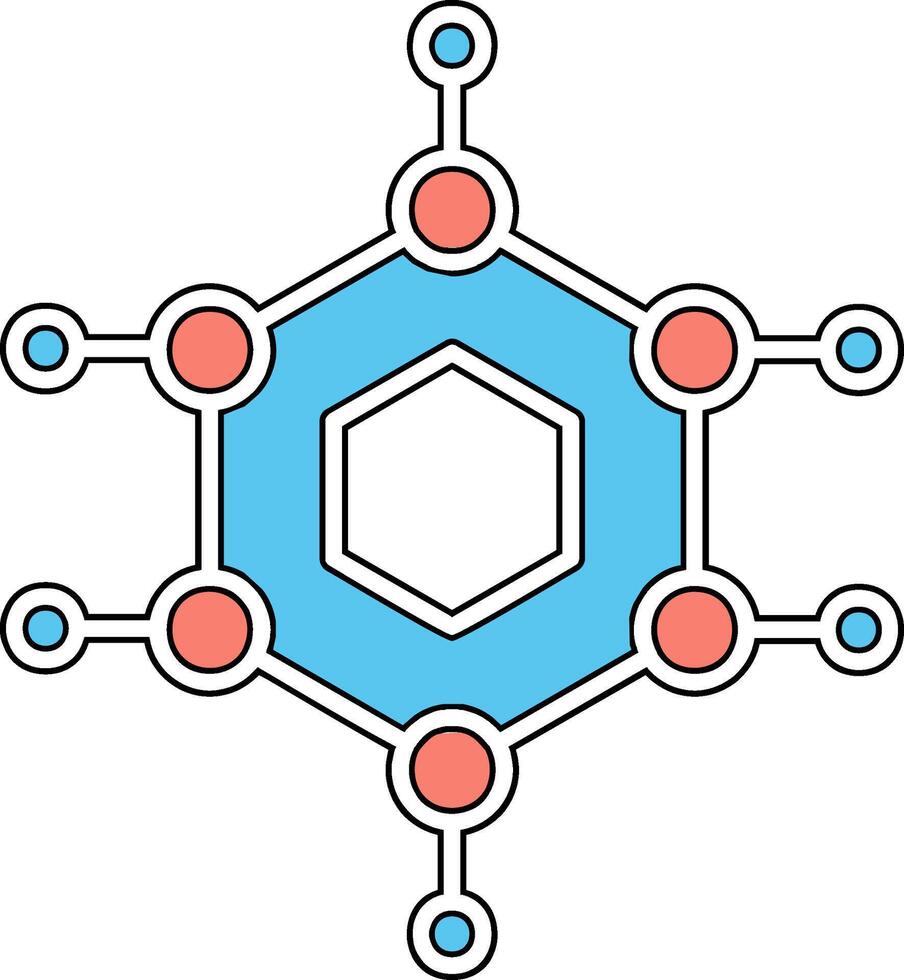 nanoteknologi vektor ikon