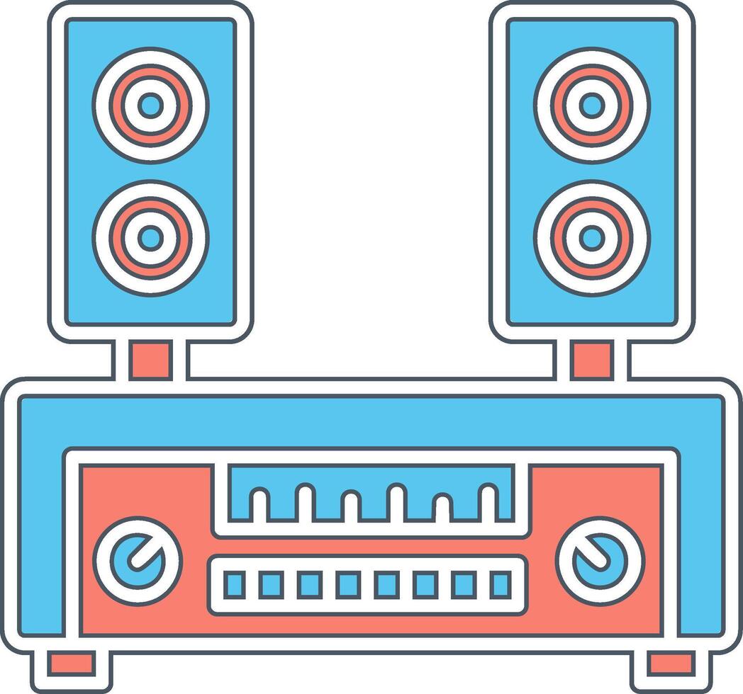 Vektorsymbol für Lautsprecher vektor