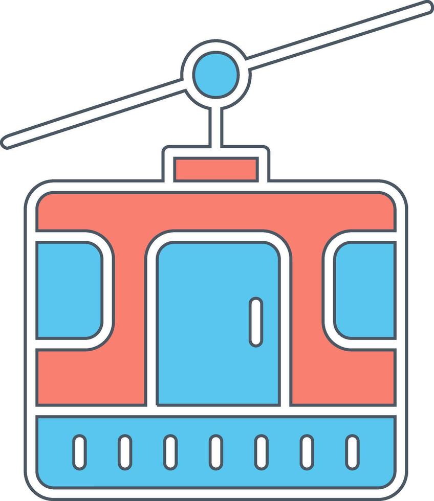 Symbol für den Vektor der Seilbahnkabine