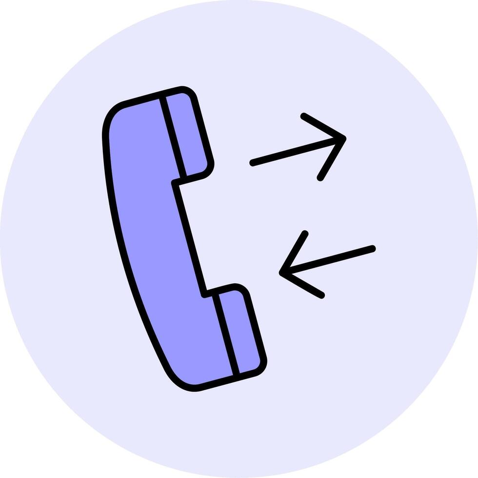 Telefonanruf-Vektor-Symbol vektor