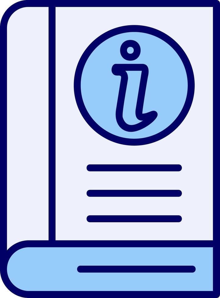 Information Buch Vektor Symbol