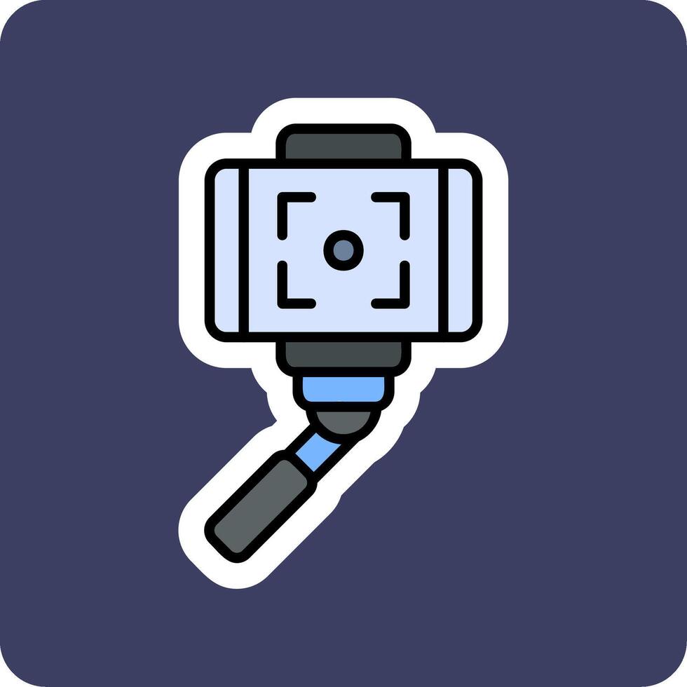 Selfie-Stick-Vektorsymbol vektor
