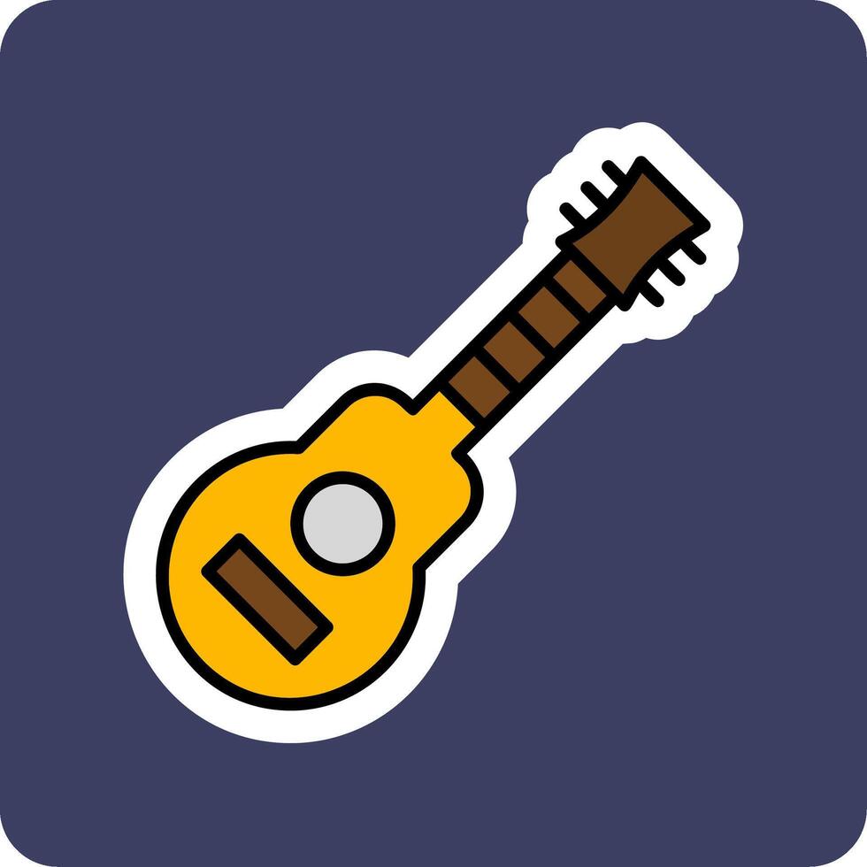 Gitarrenvektorsymbol vektor