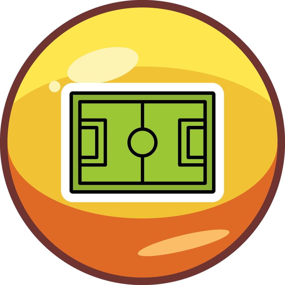 Fußball Boden Vektor Symbol