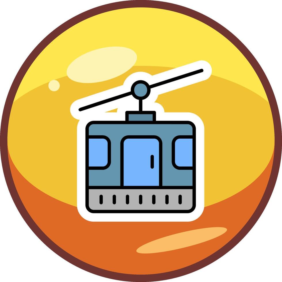 Symbol für den Vektor der Seilbahnkabine