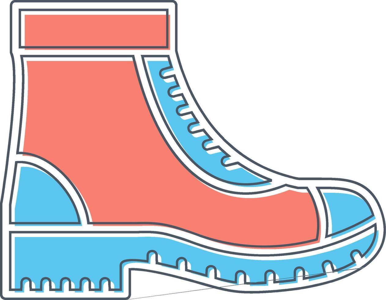 Militär- Stiefel Vektor Symbol