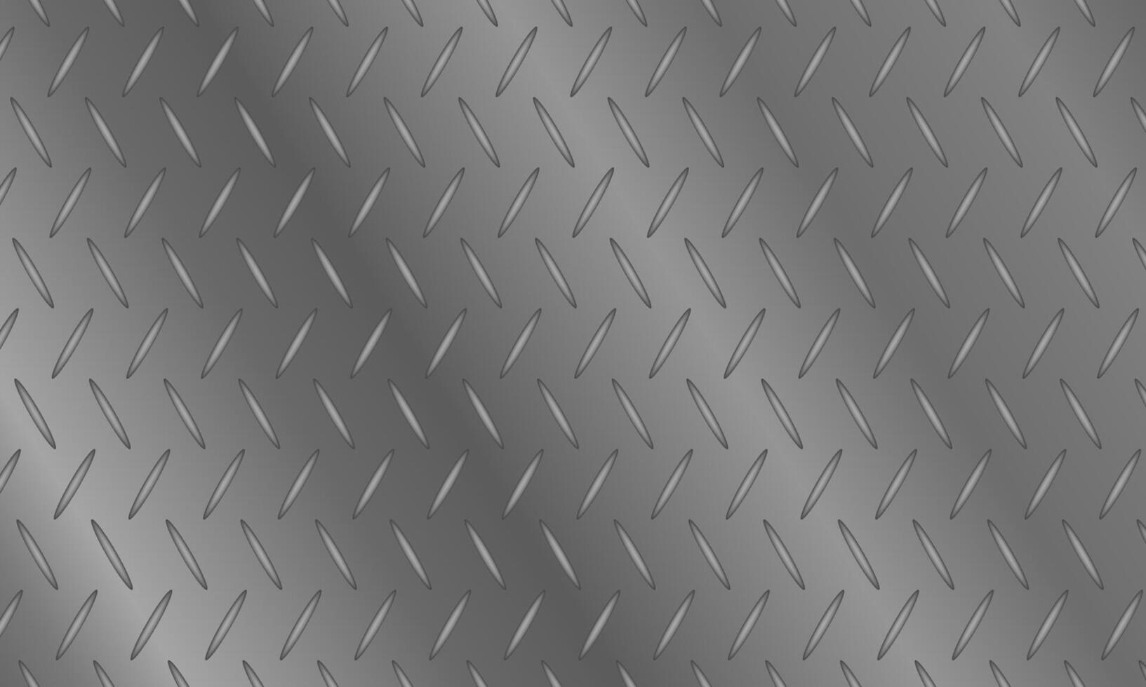 dunkel Metall Textur mit Diamant Muster, Stahl Hintergrund. rostfrei Platte. Silber Farbe. vektor