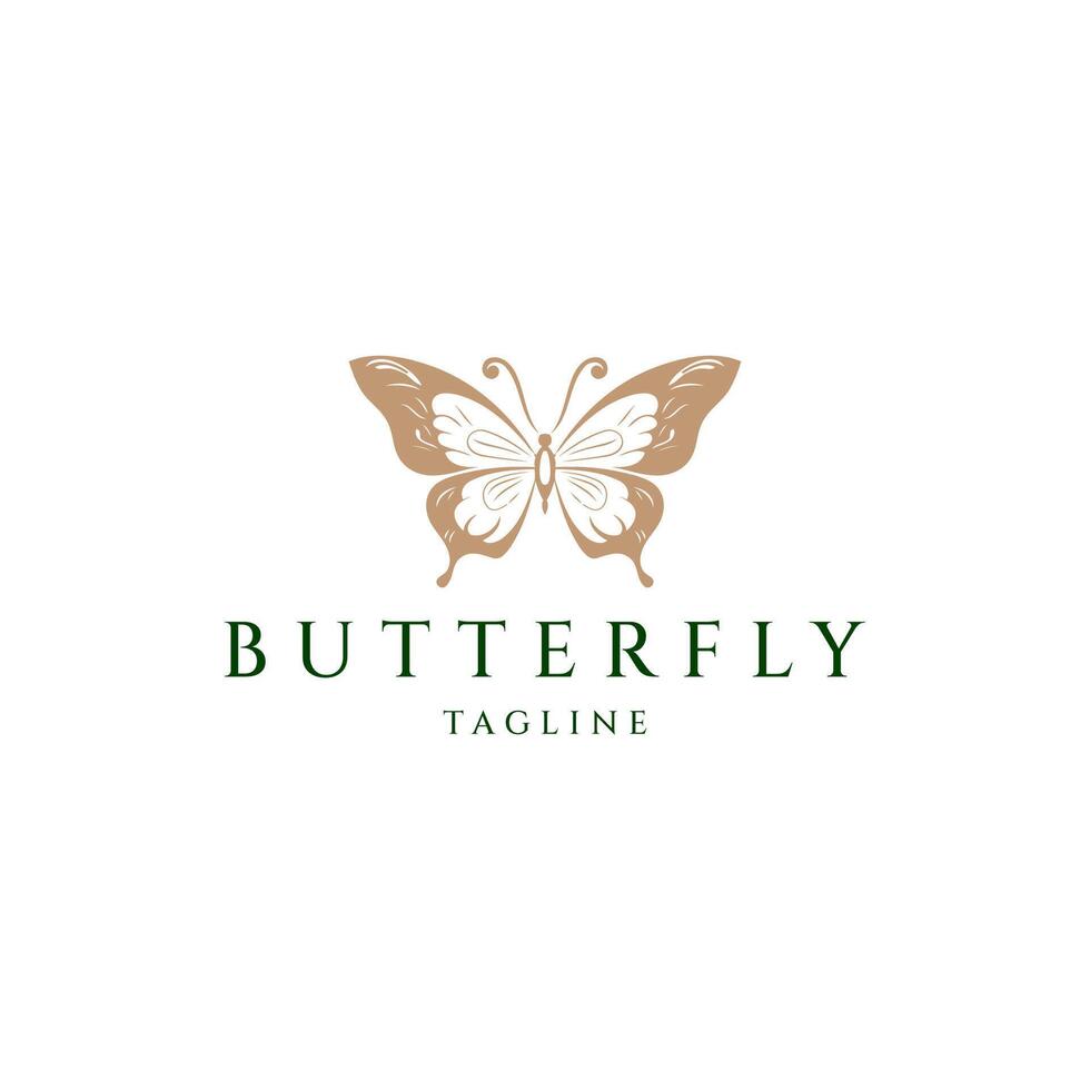 ai generiert Schmetterling Logo Symbol Design Vektor