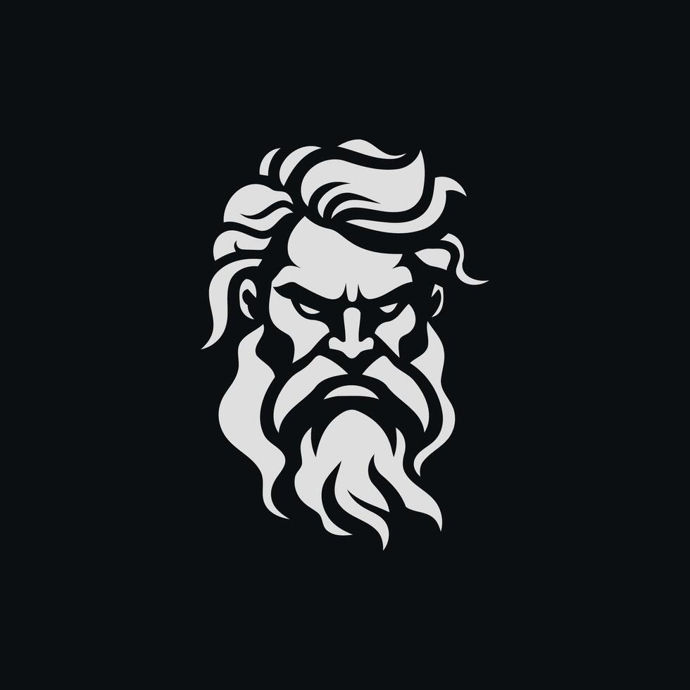 ai generiert Zeus Logo Design Vektor Illustration