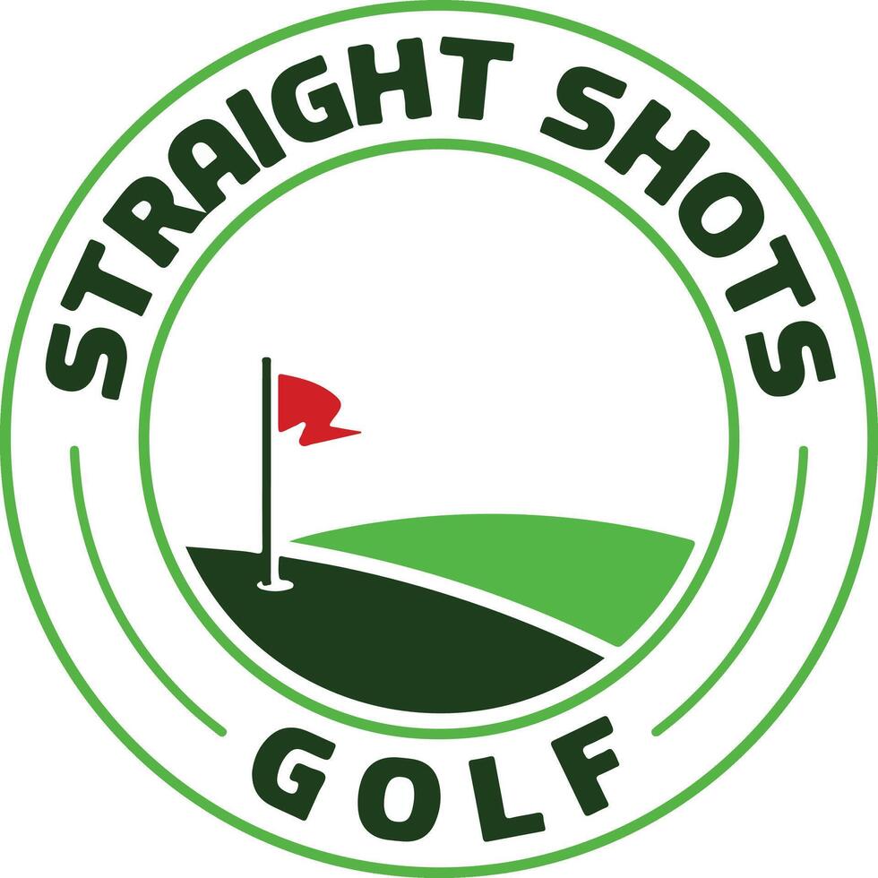 Super cool Logo zum ein hoch Technik Golf Simulator Geschäft vektor
