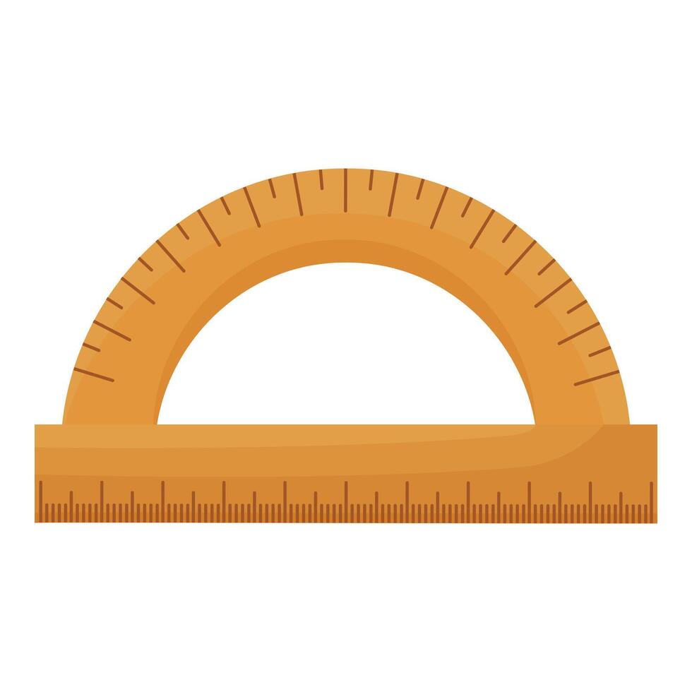 Architekt Lineal Ausrüstung Symbol Karikatur Vektor. Schreibtisch Diagramm vektor