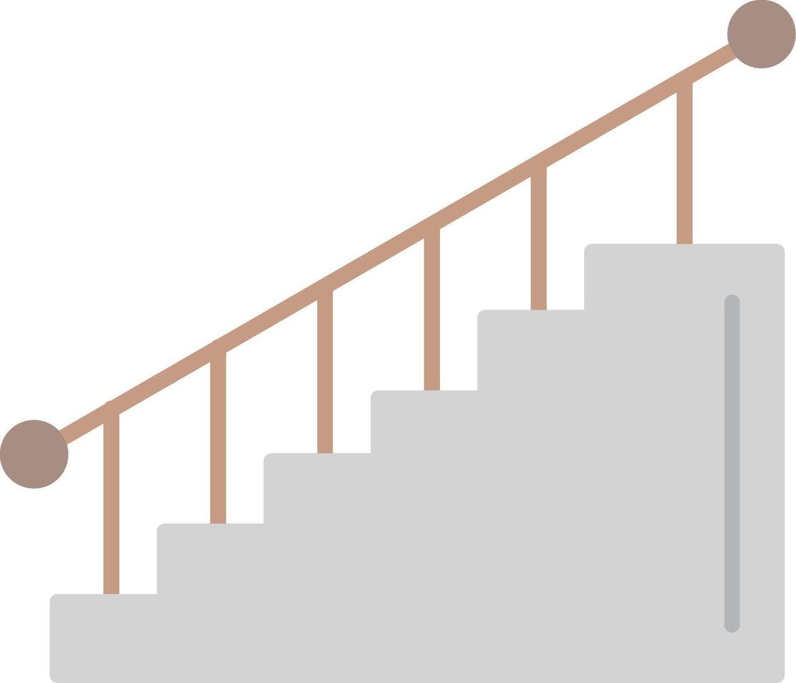 Treppe eben Licht Symbol vektor