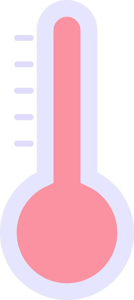 Temperatur eben Licht Symbol vektor