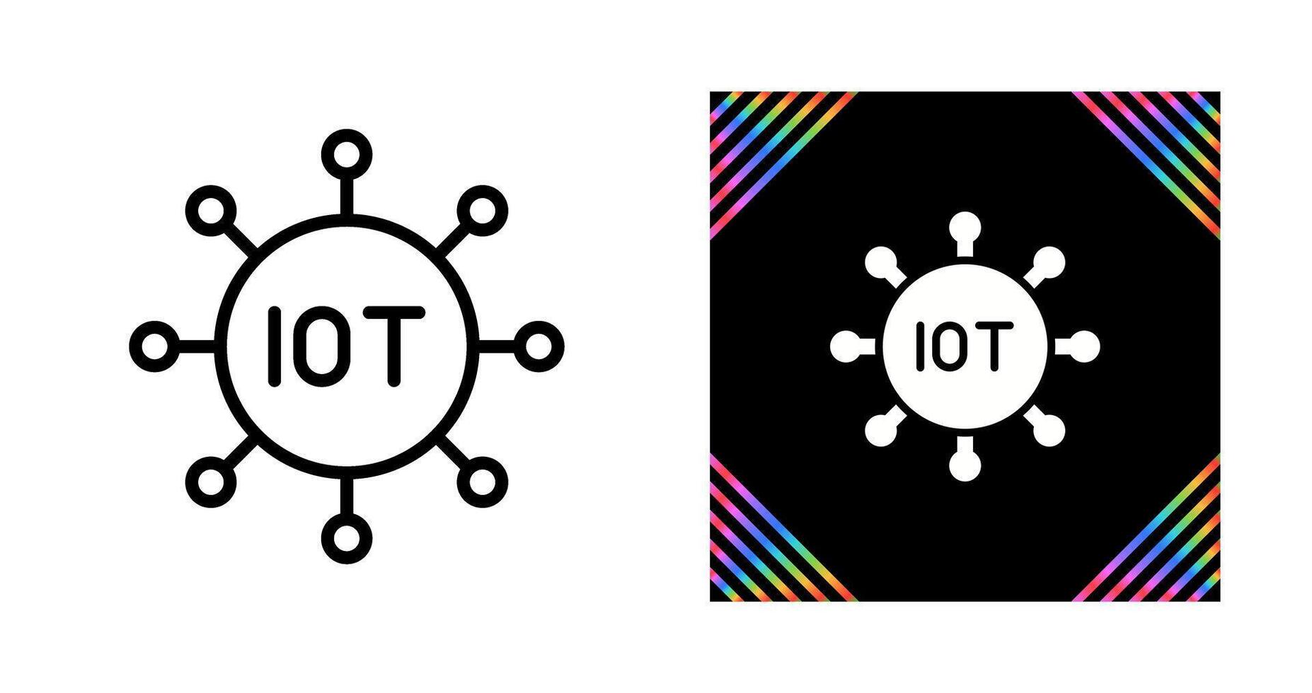 Internet von Dinge Vektor Symbol