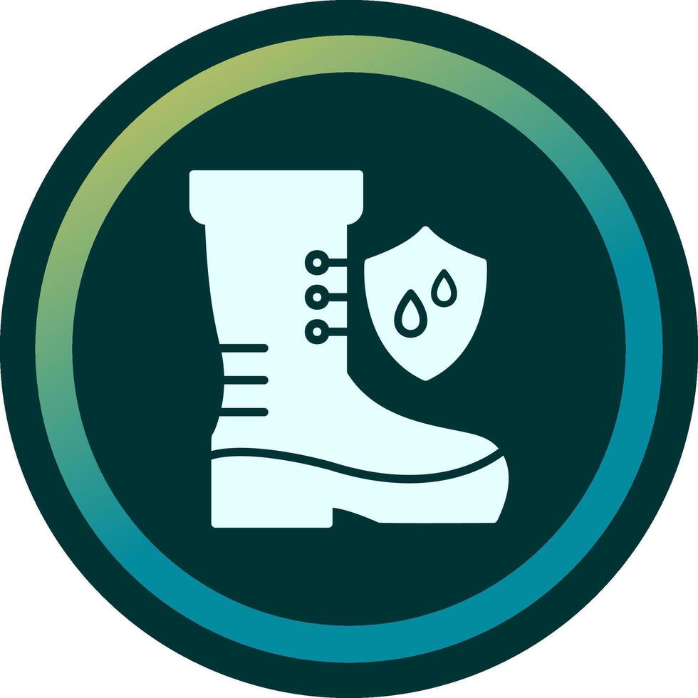 wasserdicht Schuhe Vektor Symbol