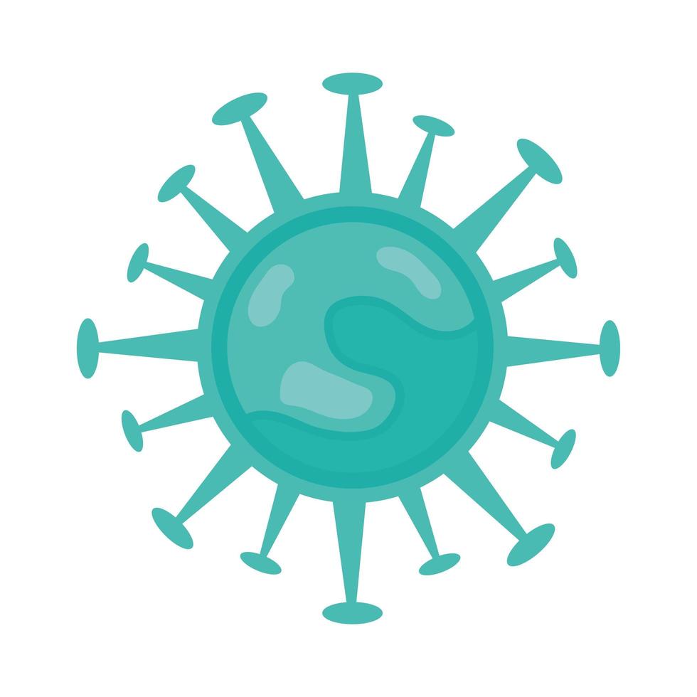 Covid19-Virus-Pandemie-Partikelsymbol vektor