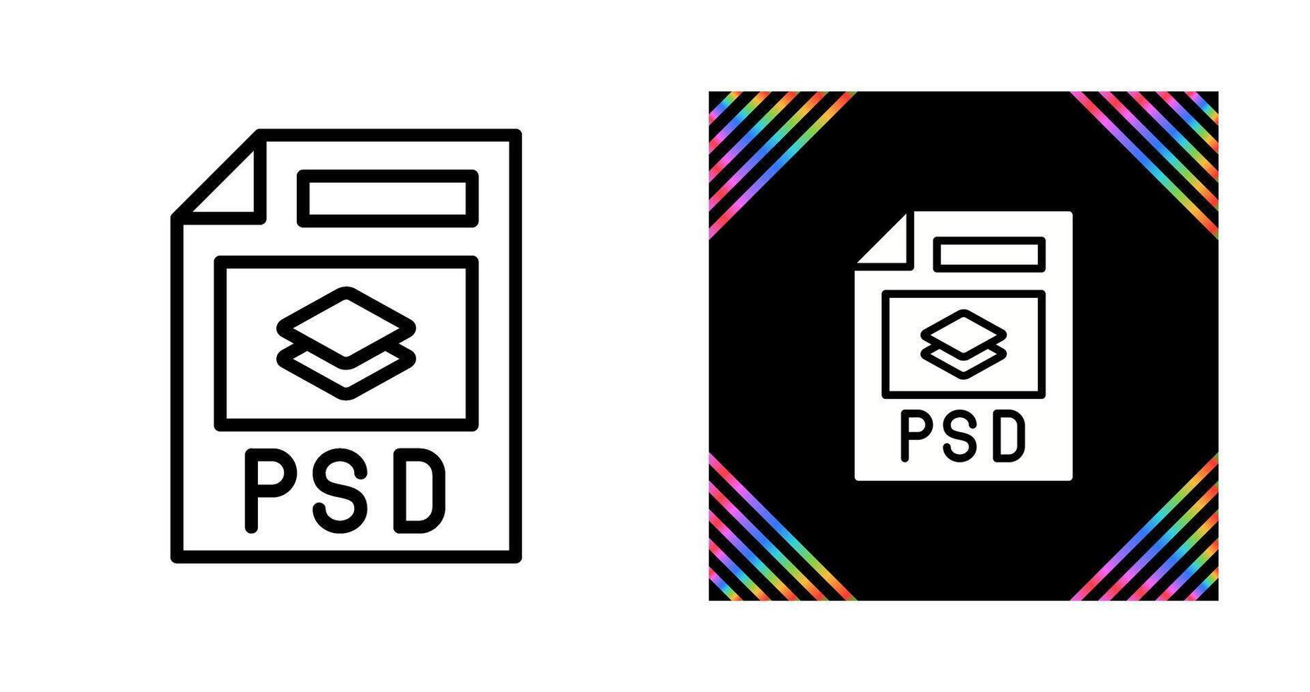 psd Datei Vektor Symbol