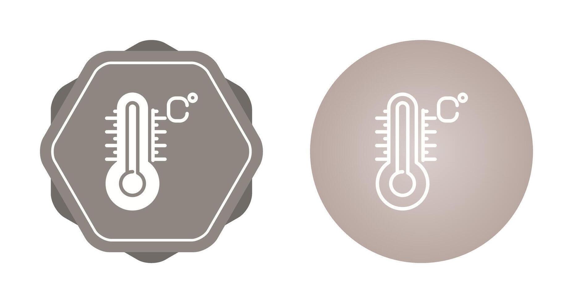 Symbol für Temperaturvektor vektor