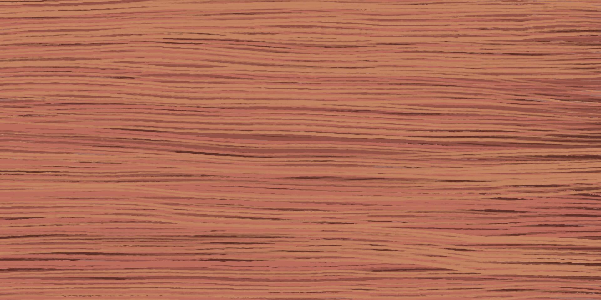 enhetlig röd ek trä spannmål textur med horisontell ådror. vektor trä- bakgrund. foder styrelser vägg. torkades plankor. målad trä. swatch för laminera
