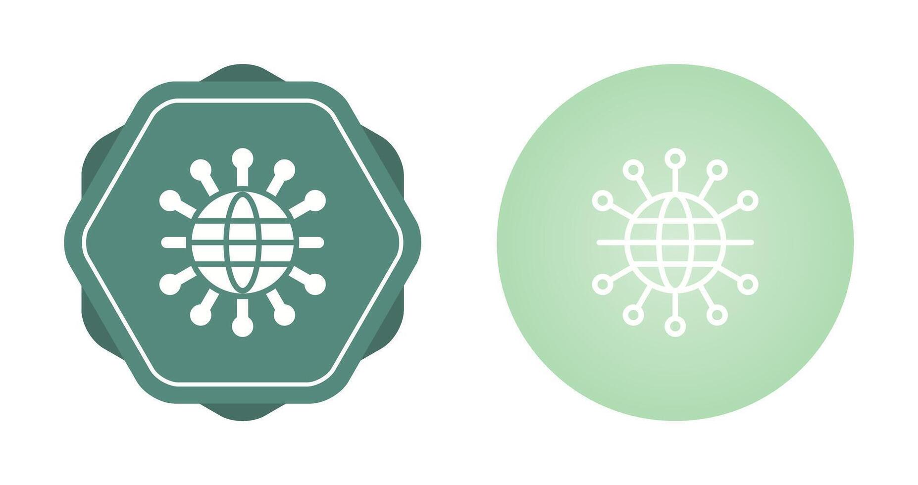 Netzwerk Topologie Vektor Symbol