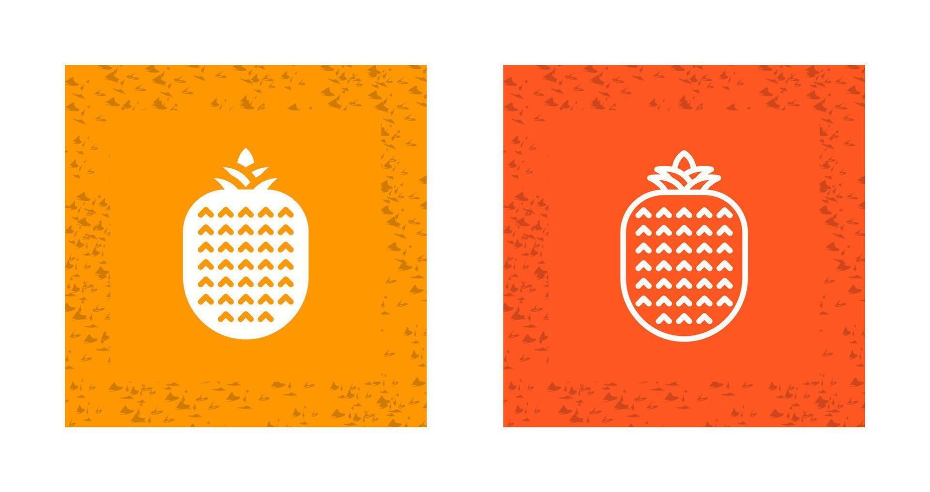 Ananas-Vektor-Symbol vektor