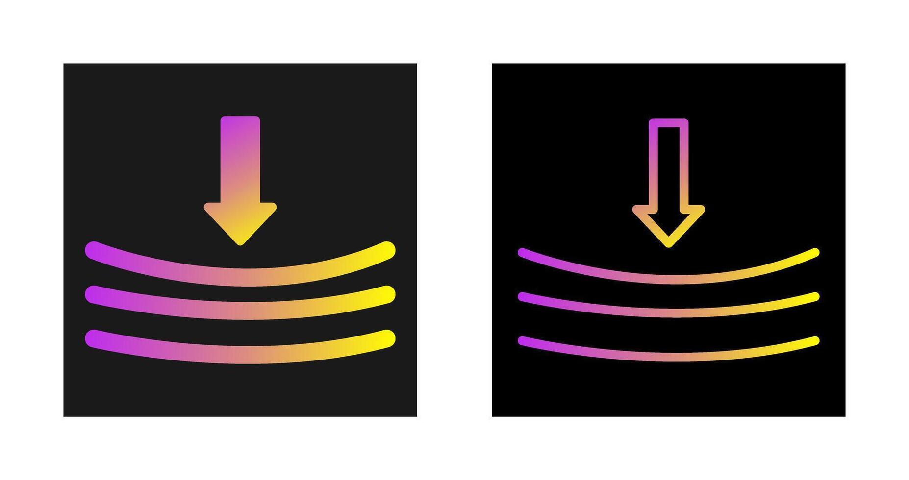 wettbewerbsfähig Druck Vektor Symbol